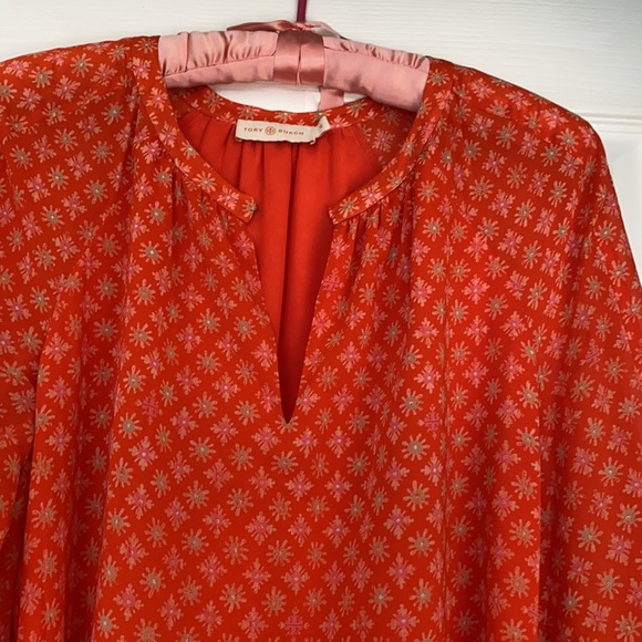 Tory Burch Orange Dress size 10 - Picture 2 of 4